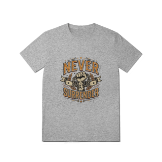 Nome do produto Camiseta Never Surrender Quality