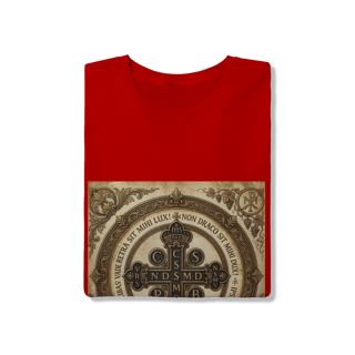 Nome do produto Camiseta Cruz de São Bento Quality