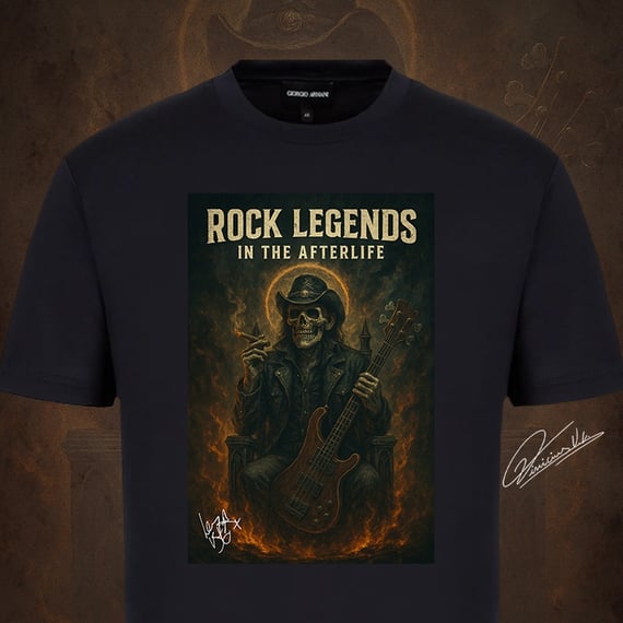 Rock legends in the afterlife - Lemmy Skull