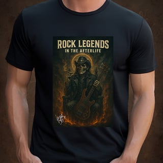 Nome do produto Rock legends in the afterlife - Lemmy Skull