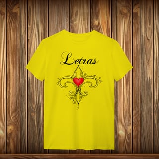 Nome do produto T-Shirt Quality - LETRAS - LOVE