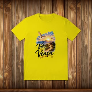 Nome do produto T-Shirt Quality - VÁ E VENÇA - Tema 2