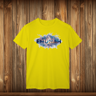 Nome do produto T-Shirt Classic - EMUNAH - NUVEM