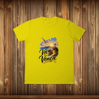 Nome do produto T-Shirt Classic - VÁ E VENÇA - Tema 2