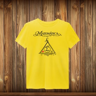 Nome do produto T-Shirt Estonada - MATEMÁTICA