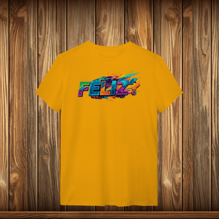 Nome do produto T-SHIRT CLASSIC - FELIZ (car)