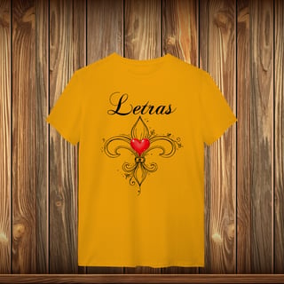 Nome do produto T-Shirt Quality - LETRAS - LOVE