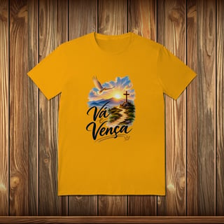 Nome do produto T-Shirt Quality - VÁ E VENÇA - Tema 2