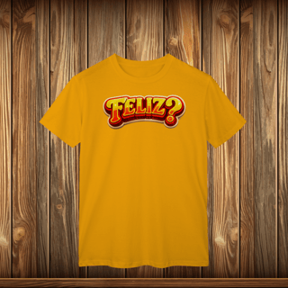 Nome do produto T-Shirt Classic - FELIZ?