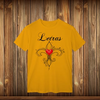 Nome do produto T-Shirt Classic - LETRAS - LOVE