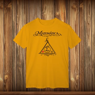 Nome do produto T-Shirt Classic - MATEMÁTICA