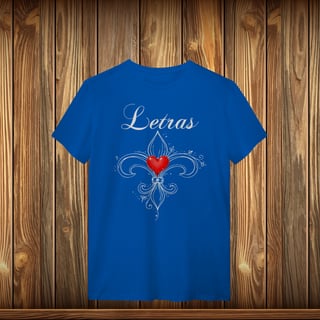 Nome do produto T-Shirt Quality - LETRAS - LOVE