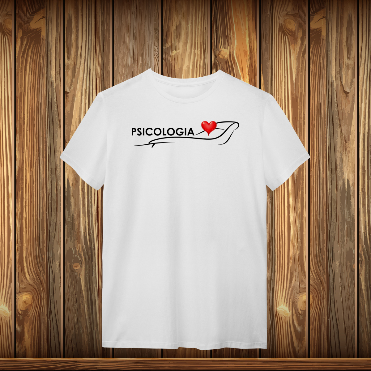 Nome do produto: T-Shirt Quality - PSICOLOGIA - LOVE