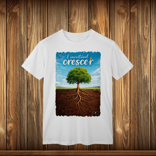 Nome do produto T-Shirt Classic - É INEVITÁVEL CRESCER