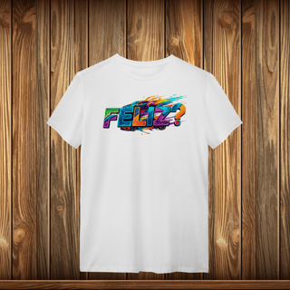 Nome do produto T-SHIRT CLASSIC - FELIZ (car)