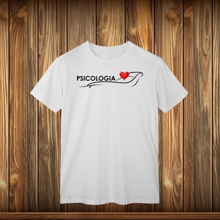 Nome do produto T-Shirt Classic - PSICOLOGIA - LOVE