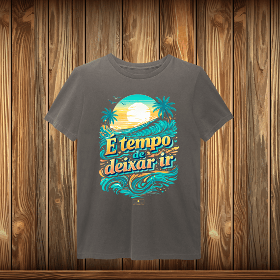 T-Shirt Estonada - TEMPO DE RELAXAR