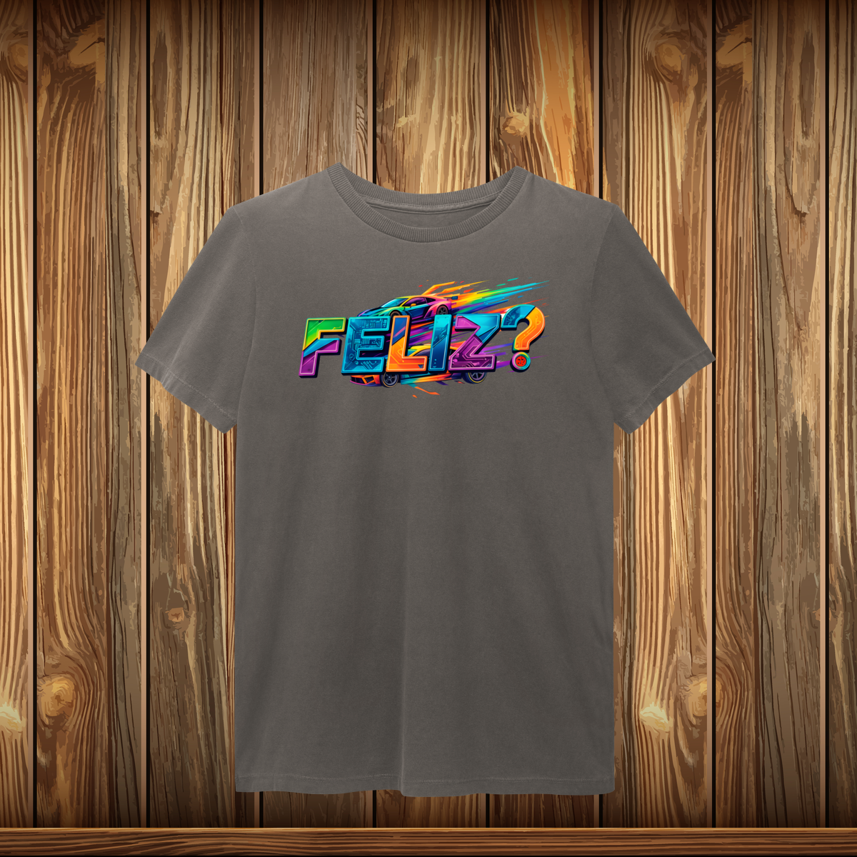 Nome do produto: T-Shirt Estonada - FELIZ (car)