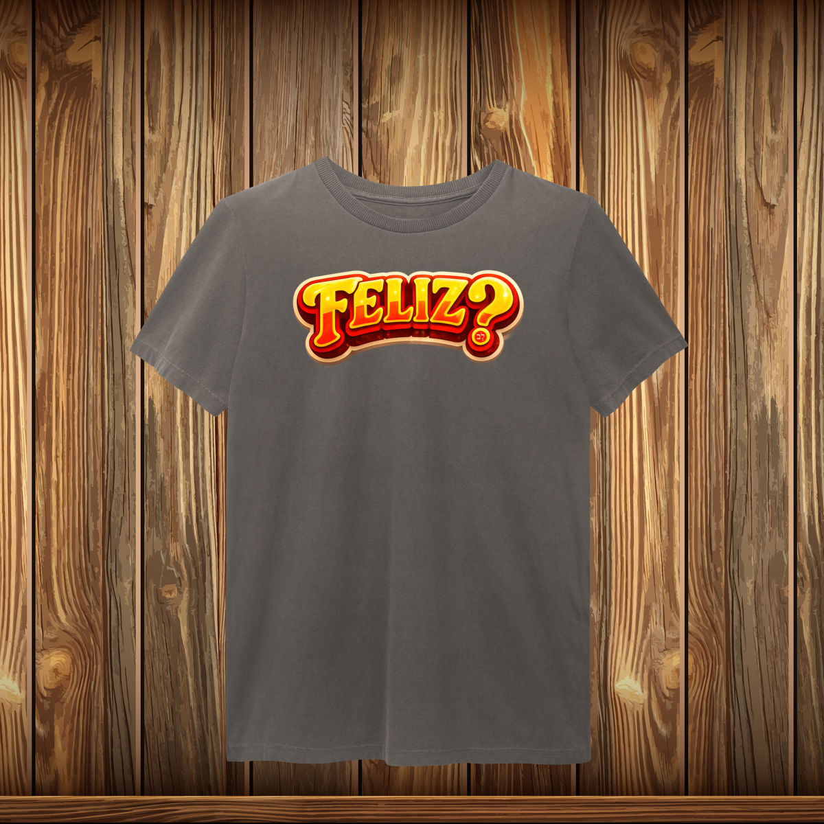Nome do produto: T-Shirt Estonada - FELIZ?