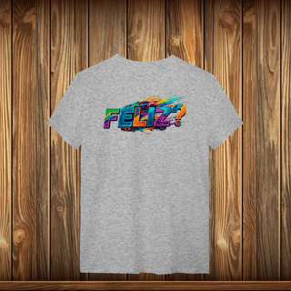 Nome do produto T-SHIRT CLASSIC - FELIZ (car)