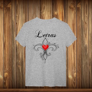 Nome do produto T-Shirt Quality - LETRAS - LOVE
