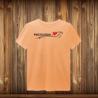 Nome do produto T-Shirt Estonada - PSICOLOGIA - LOVE