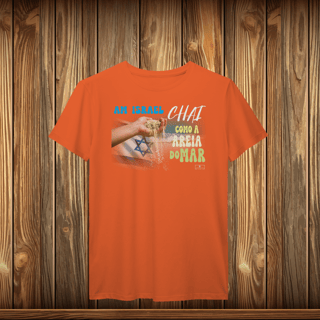 Nome do produto T-Shirt Prime - AM ISRAEL CHAI - AREIA