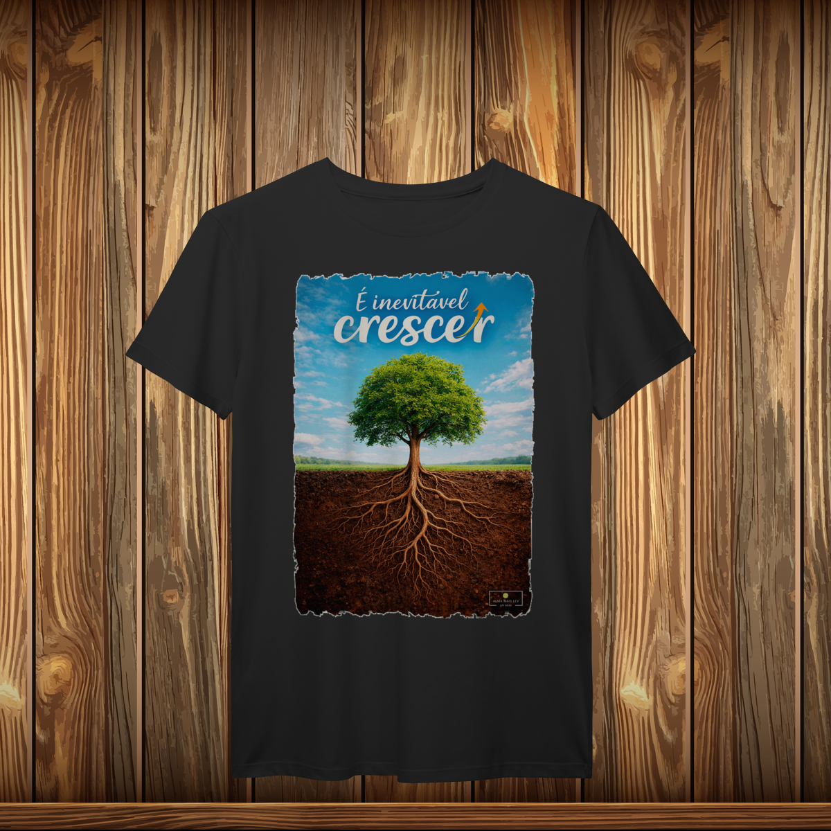 Nome do produto: T-Shirt Prime - É INEVITÁVEL CRESCER