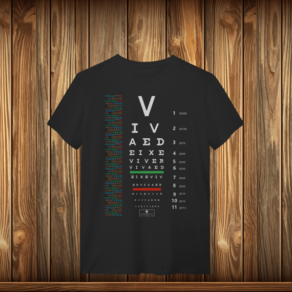 T-Shirt Quality - TESTE SUA VISÃO