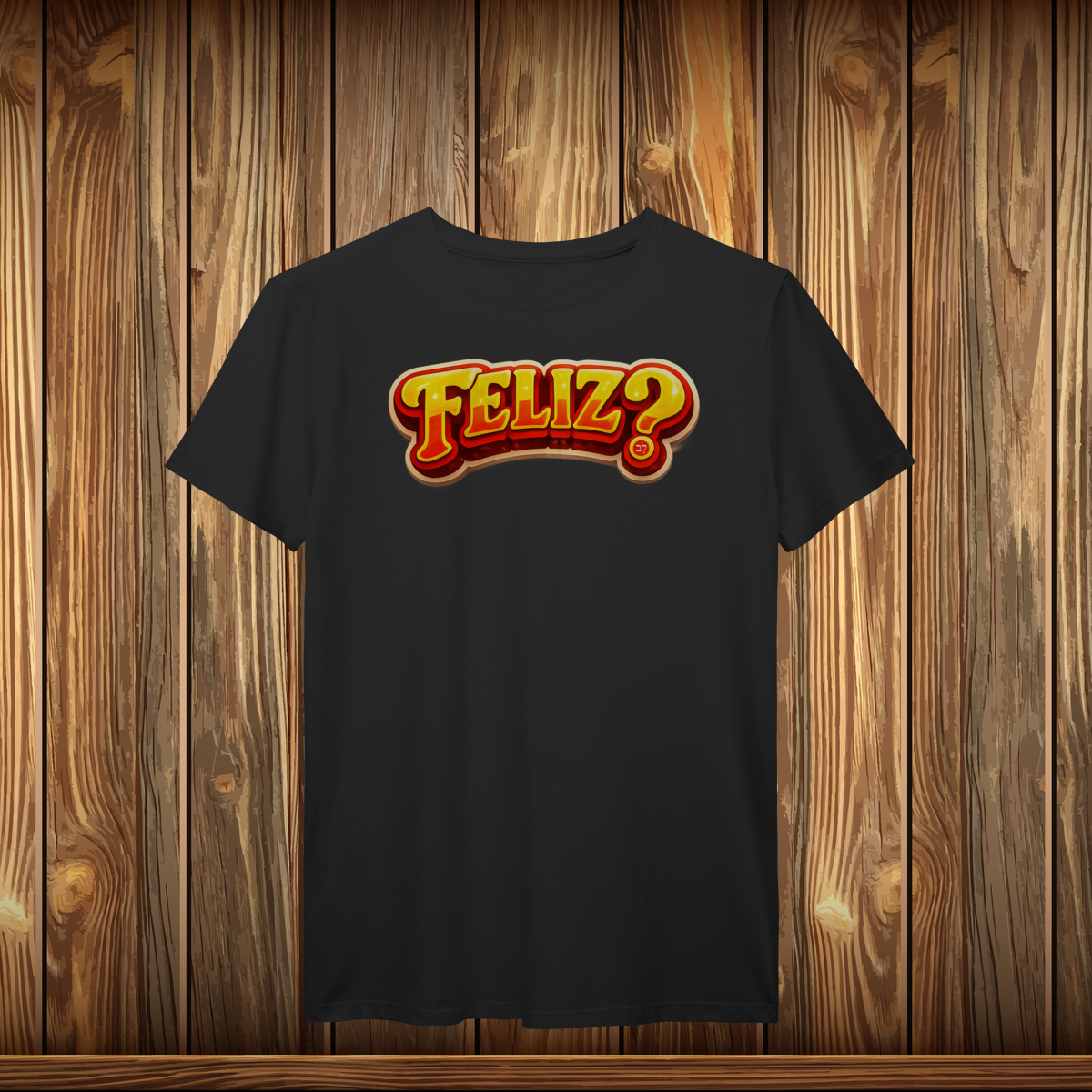 Nome do produto: T-Shirt Prime - FELIZ?