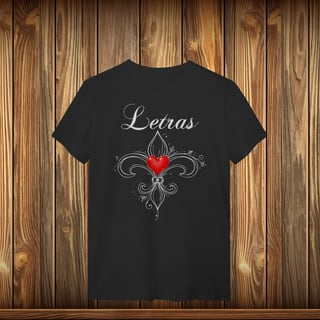 Nome do produto T-Shirt Quality - LETRAS - LOVE