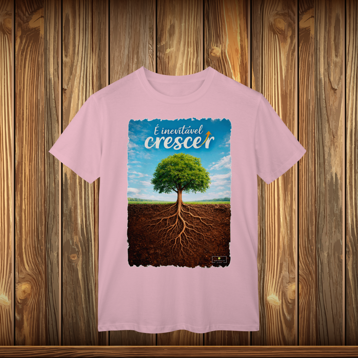 Nome do produto: T-Shirt Classic - É INEVITÁVEL CRESCER