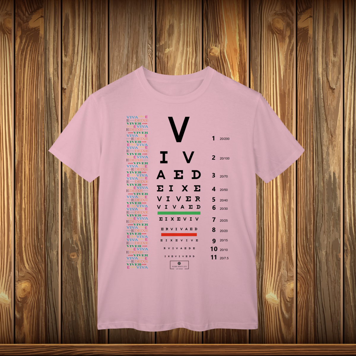 Nome do produto: T-Shirt Classic - TESTE SUA VISÃO