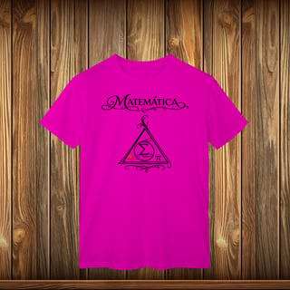 Nome do produto T-Shirt Classic - MATEMÁTICA