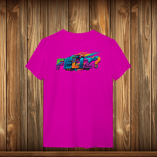 Nome do produto T-SHIRT CLASSIC - FELIZ (car)