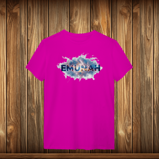 Nome do produto T-Shirt Quality - EMUNAH - NUVEM