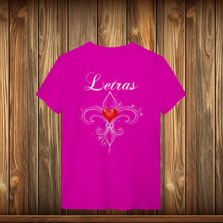 Nome do produto T-Shirt Quality - LETRAS - LOVE