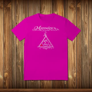 Nome do produto T-Shirt Quality - MATEMÁTICA
