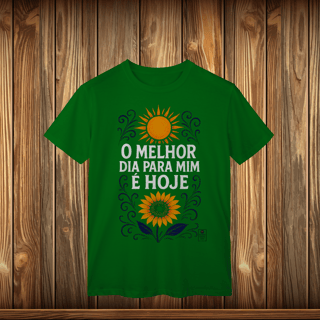 Nome do produto T-Shirt Classic - O MELHOR DIA