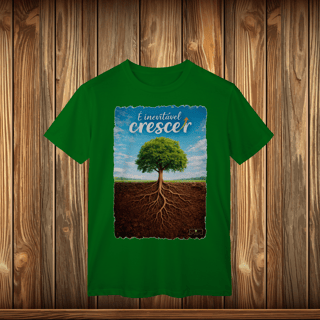 Nome do produto T-Shirt Classic - É INEVITÁVEL CRESCER