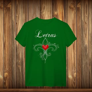 Nome do produto T-Shirt Quality - LETRAS - LOVE