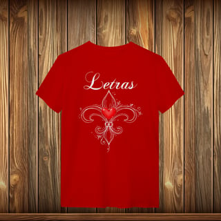 Nome do produto T-Shirt Quality - LETRAS - LOVE