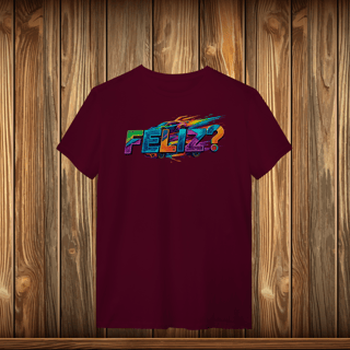 Nome do produto T-SHIRT CLASSIC - FELIZ (car)