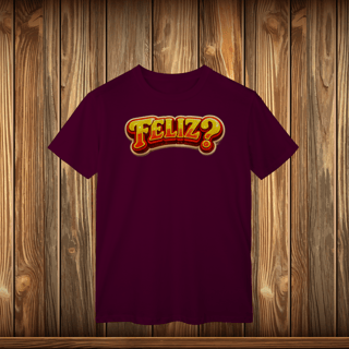 Nome do produto T-Shirt Classic - FELIZ?