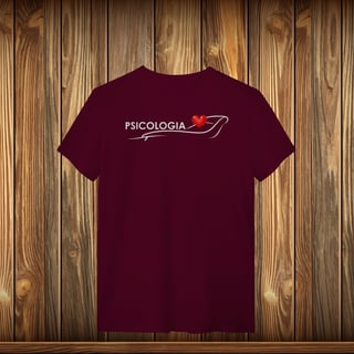 Nome do produto T-Shirt Quality - PSICOLOGIA - LOVE