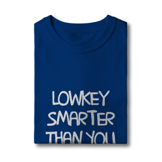 Nome do produto lowkey smarter than you • infantil (2 a 8)