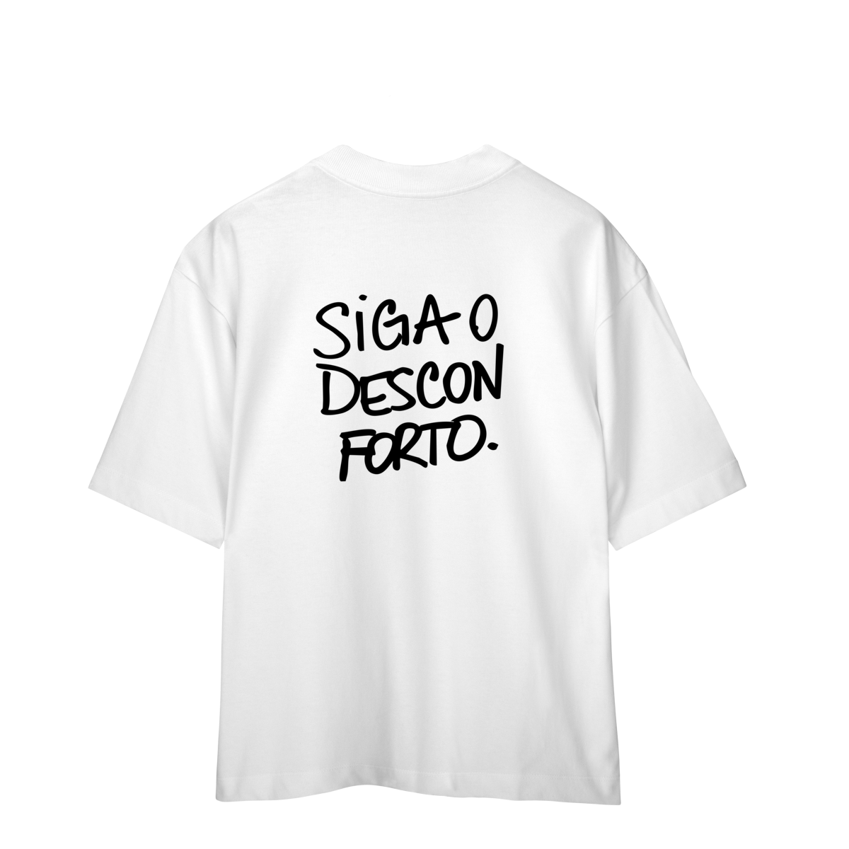 Nome do produto: siga o desconforto • oversized costas