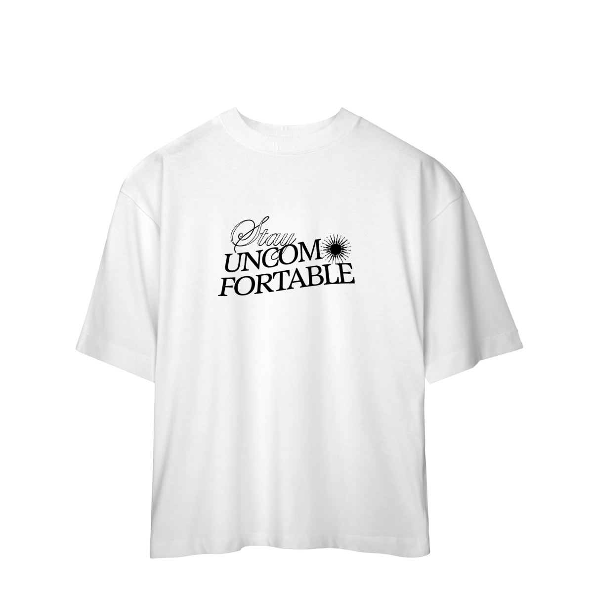 Nome do produto: stay uncomfortable • oversized