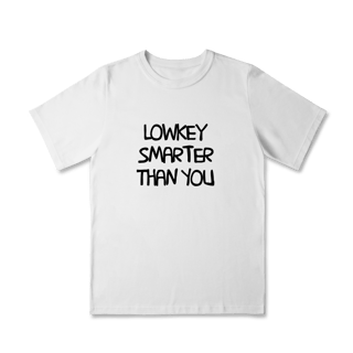 Nome do produto lowkey smarter than you • infantil (2 a 8)