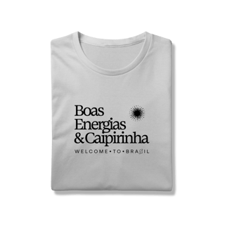 Nome do produto boas energias & caipirinha • camiseta